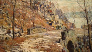 Bridge on a road